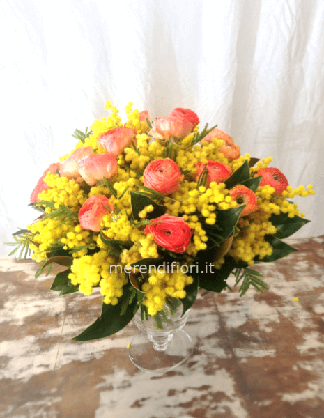 Mimosa e ranuncoli 